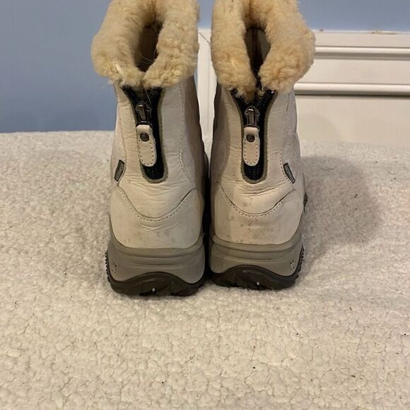 The North Face Women's Beige Winter Boots Size 6.5 Waterproof Insulated Mid-Calf - Picture 3 of 10